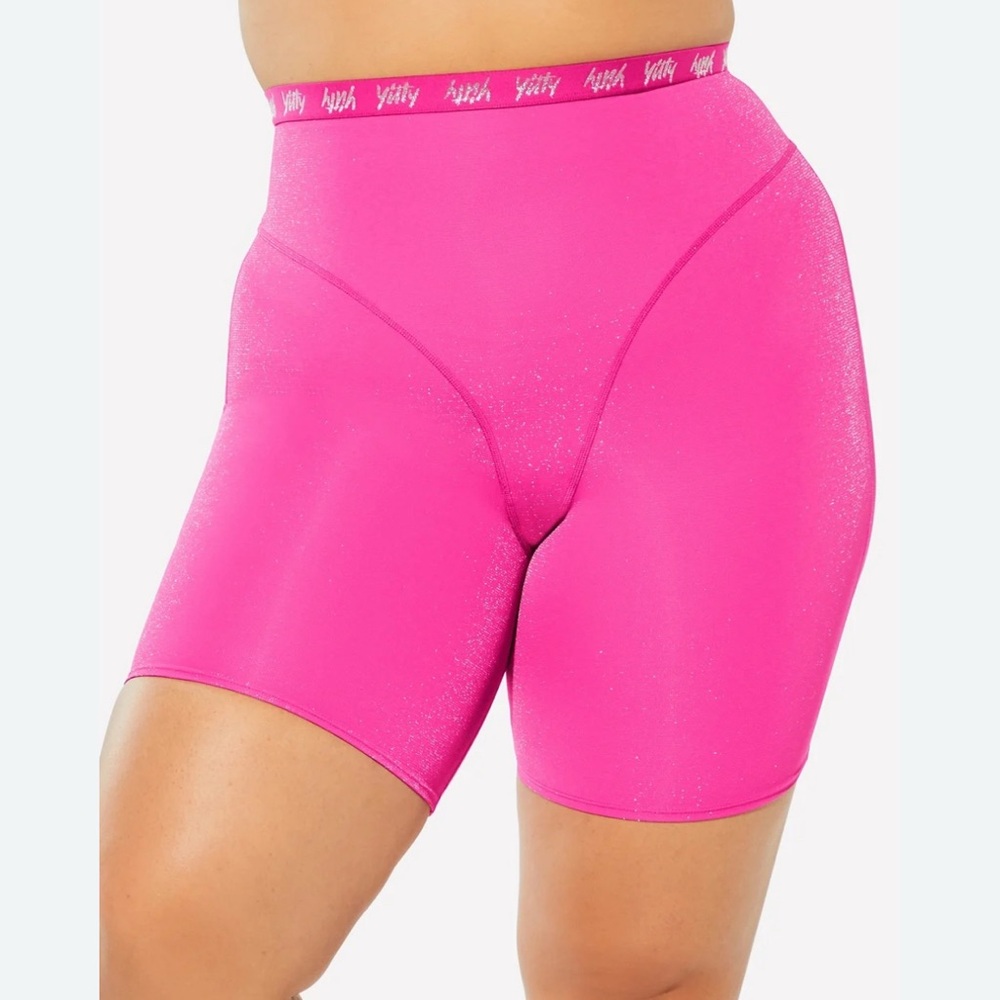 Spotlight Shaping High Waist Short in Shimmered Bop Star Pink